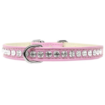MIRAGE PET PRODUCTS Beverly Style Rhinestone Designer Croc Dog CollarLight Pink Size 8 82-19-LPKC8